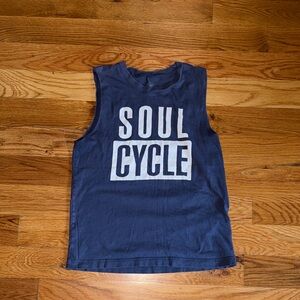 Soulcycle men’s blue sleeveless t XS